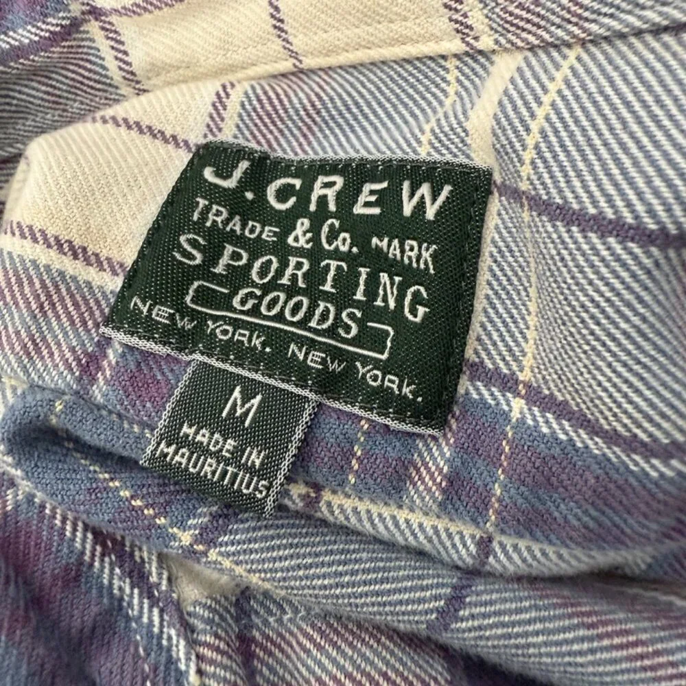 J. Crew Plaid Shirt- Size Medium